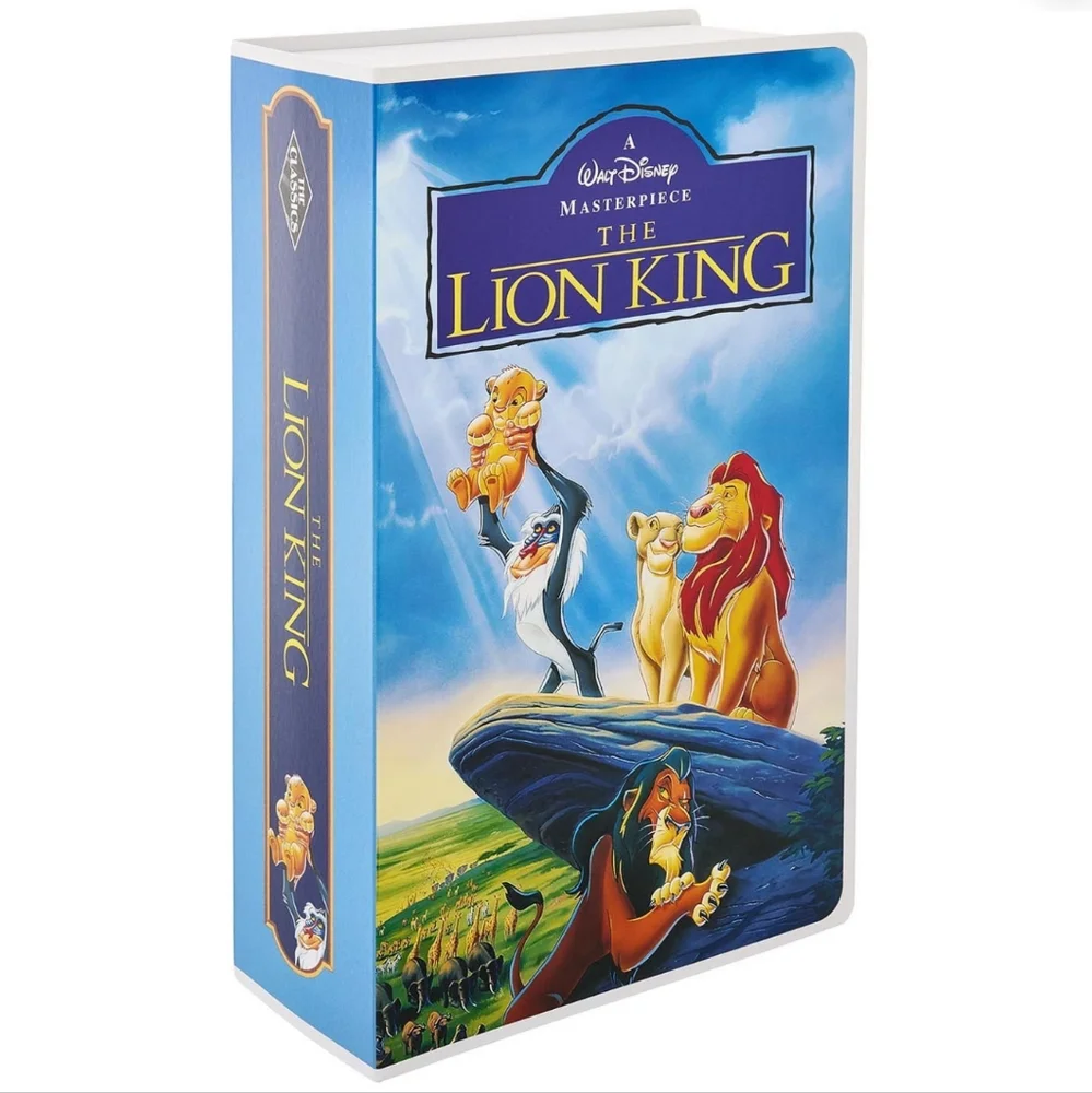 Disney Lion King Classic Retro VHS Boxed Silk Touch Throw 50in X 70in